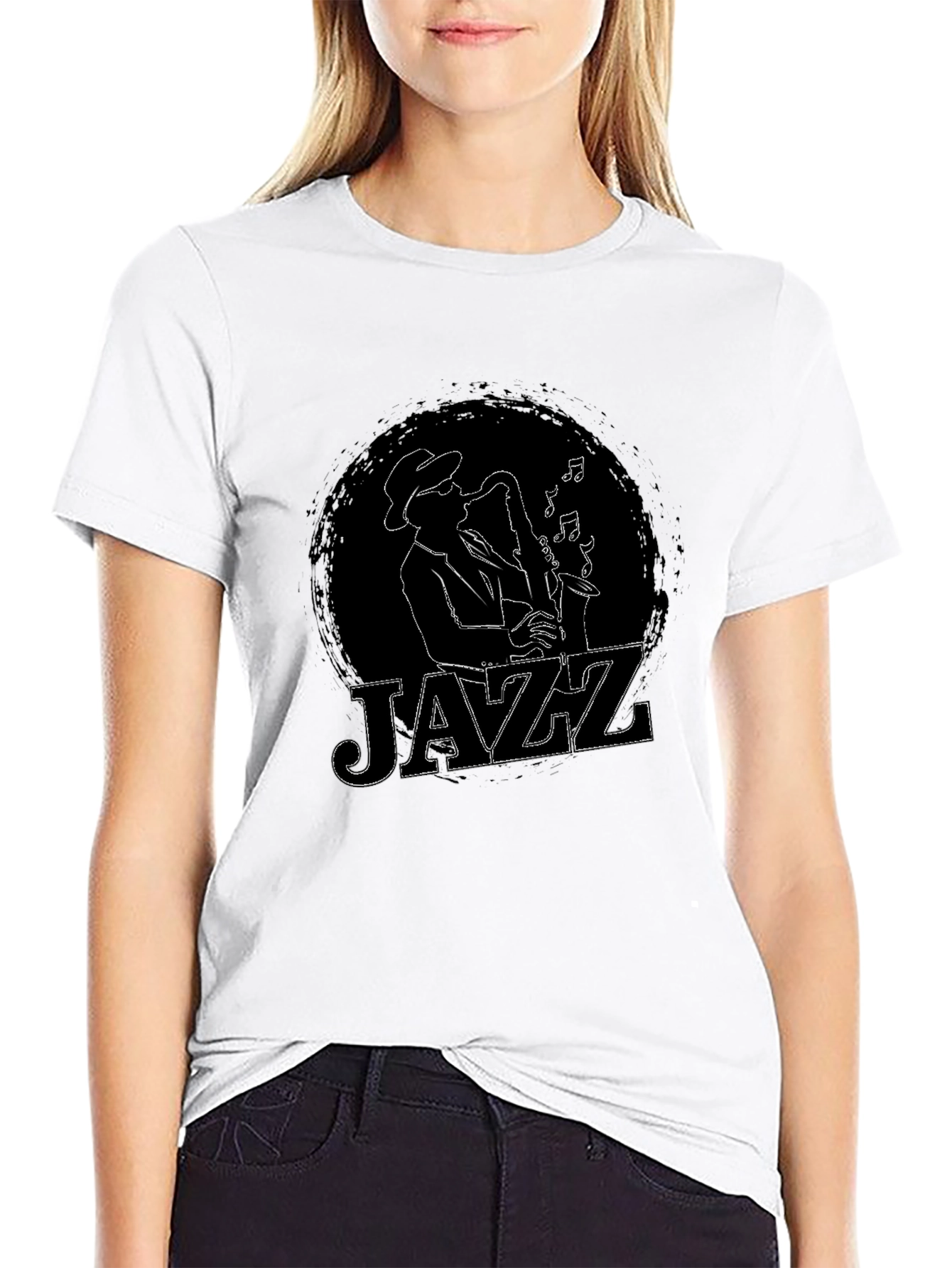 JAZZ T-Shirt - Saxophone Player Graphic Tee