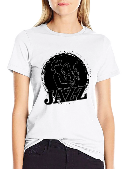 JAZZ T-Shirt - Saxophone Player Graphic Tee