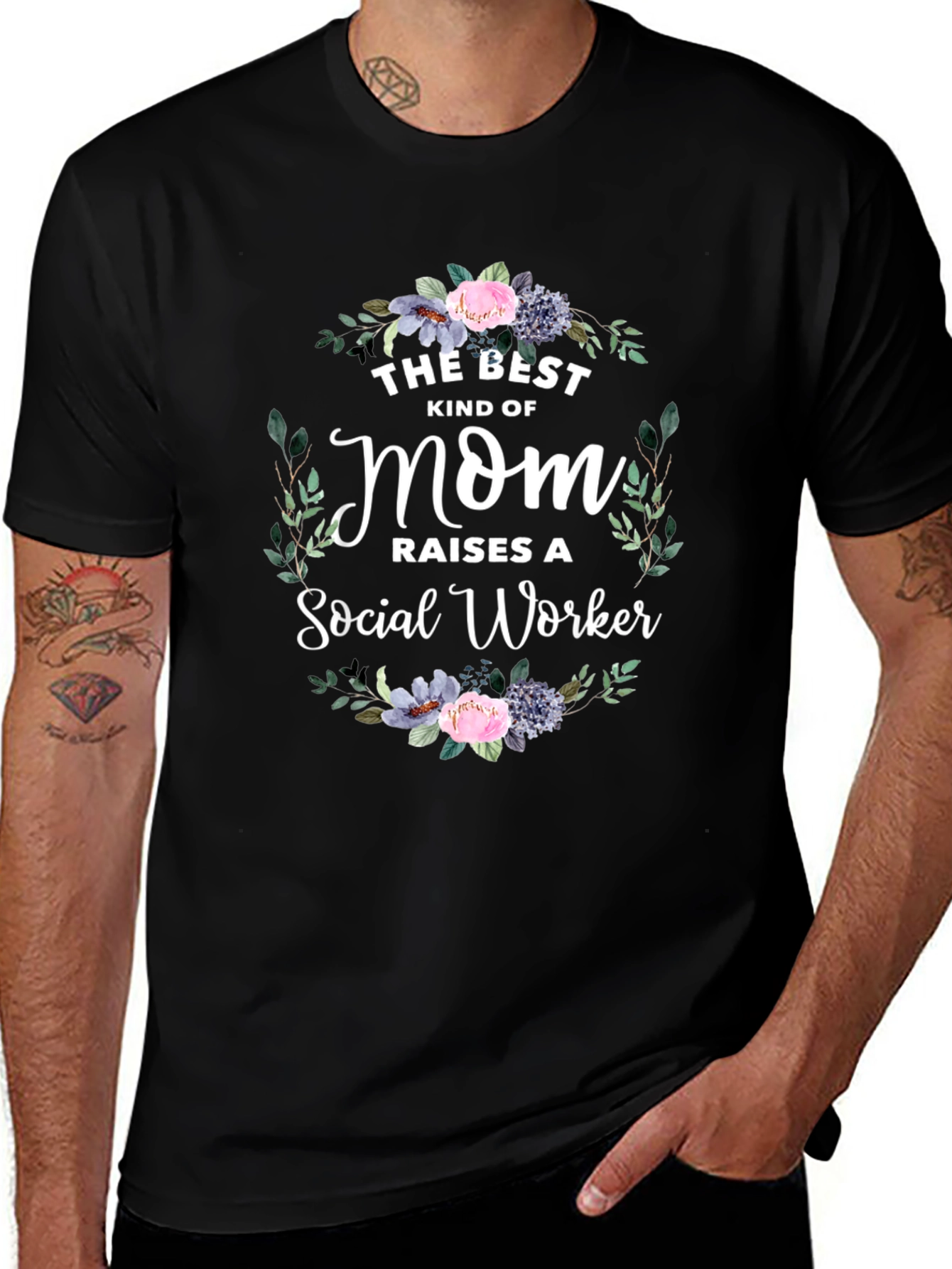 Best Mom Raises Social Worker T-Shirt