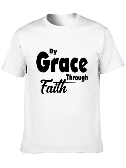By Grace Through Faith Black T-Shirt