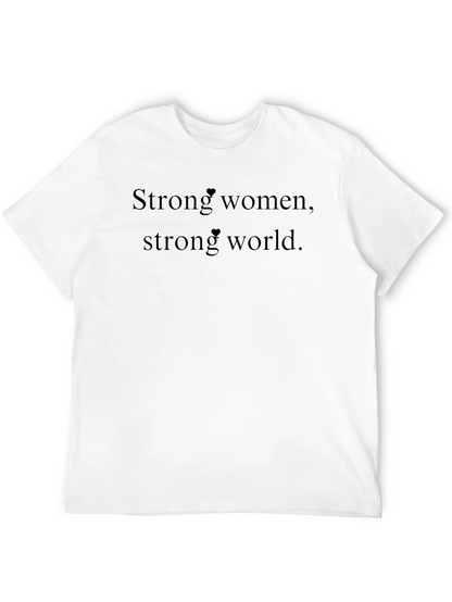 Strong Women Strong World Graphic Tee