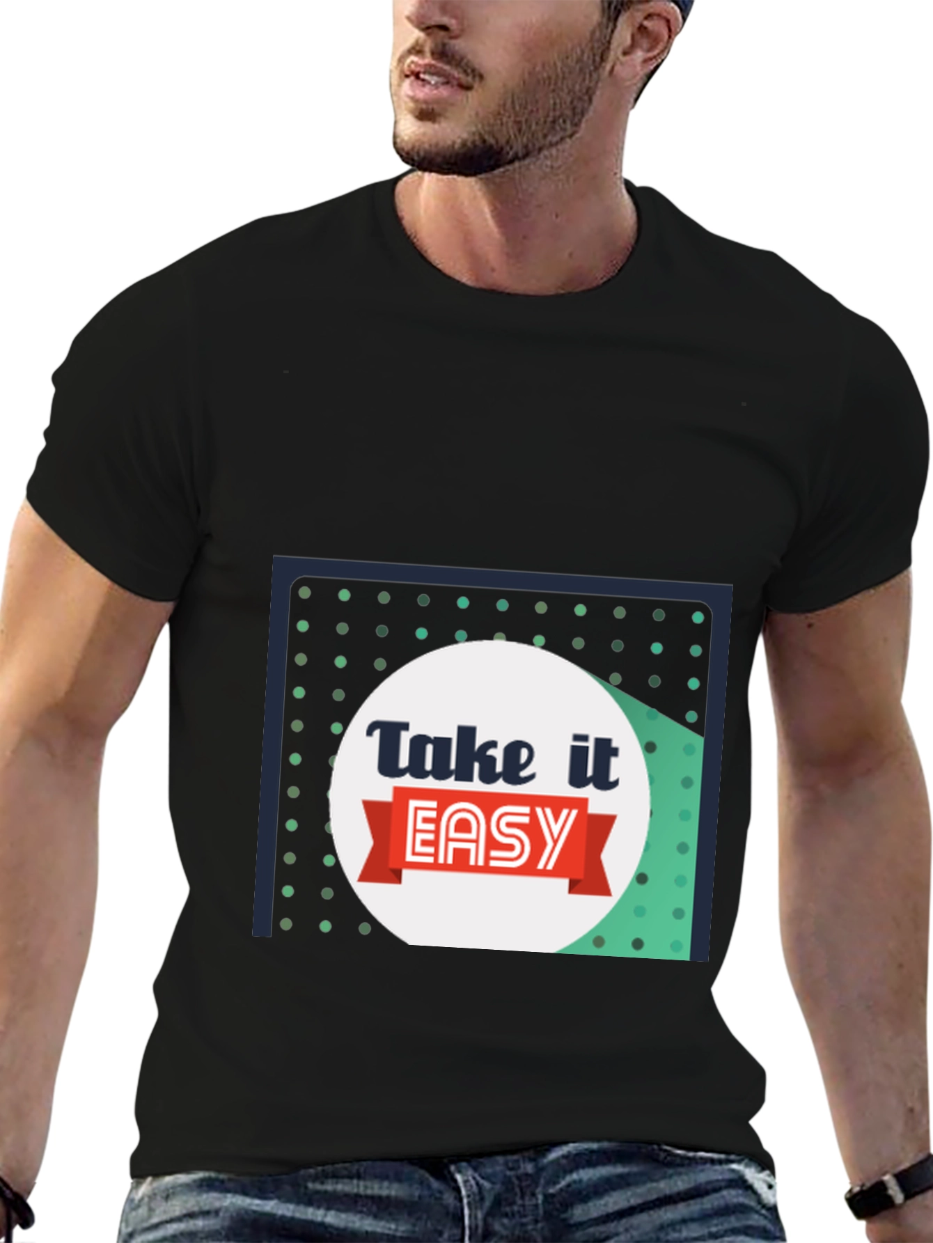 Take It Easy Graphic T-Shirt - Relaxed Style