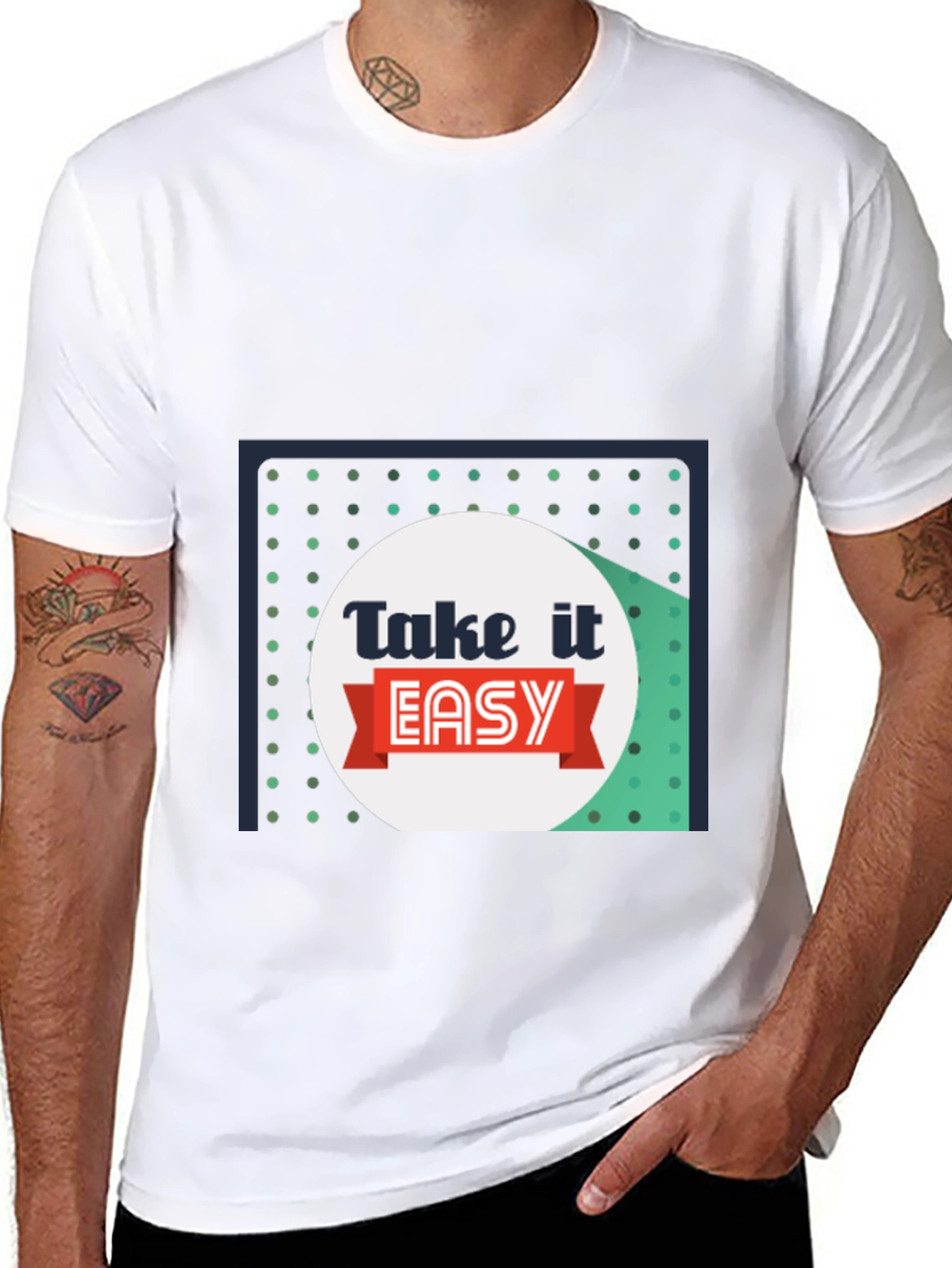 Take It Easy Graphic T-Shirt - Relaxed Style