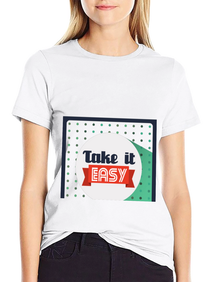 Take It Easy Graphic T-Shirt - Relaxed Style