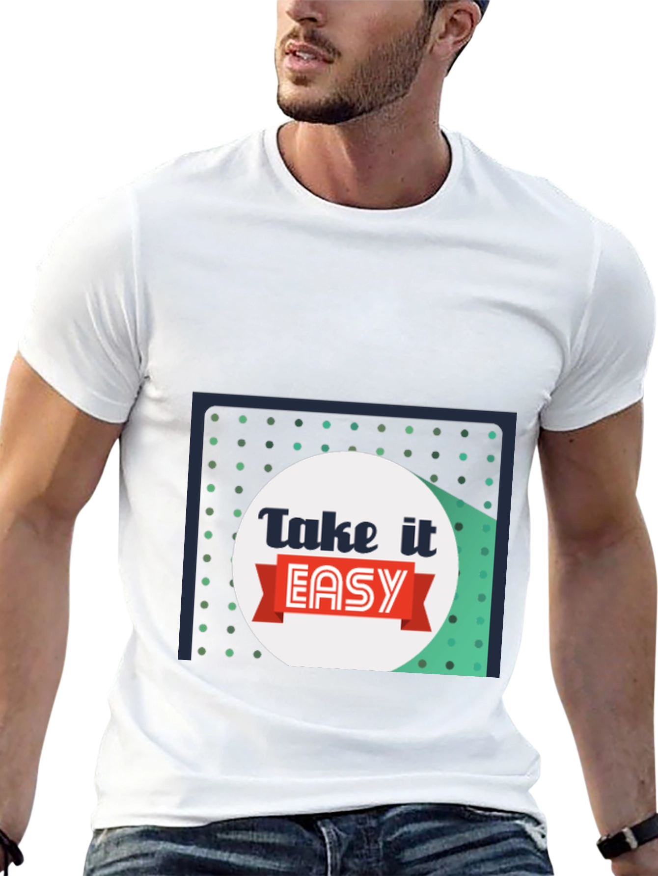 Take It Easy Graphic T-Shirt - Relaxed Style