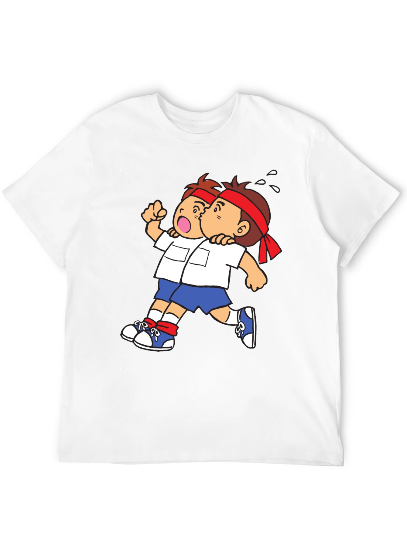 Cartoon Character Graphic Print Black T-Shirt