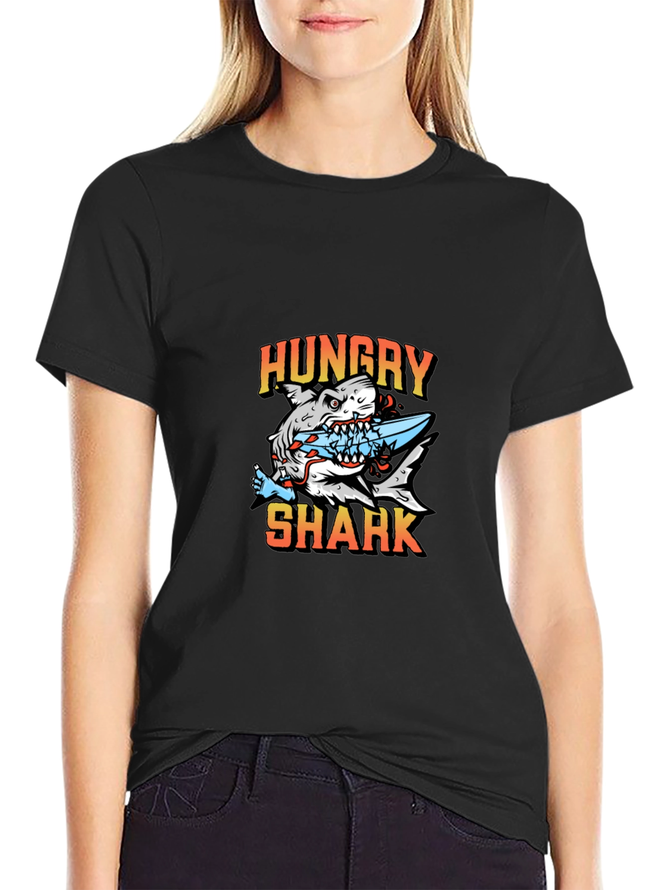 Hungry Shark Graphic T-Shirt - Unisex