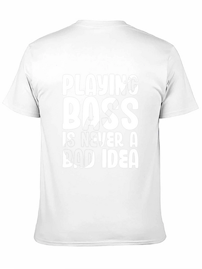 Playing Boss Graphic Tee - Black Cotton T-Shirt