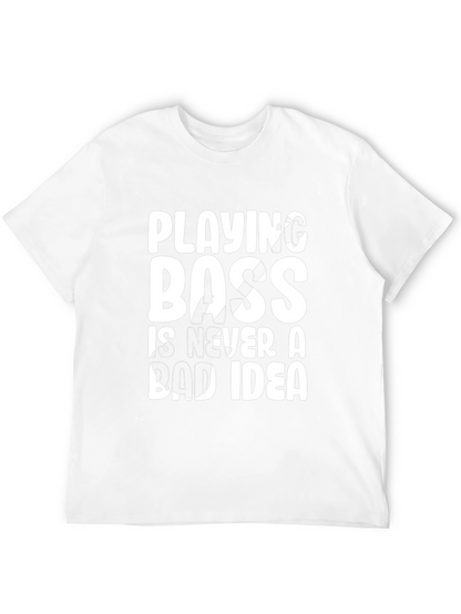 Playing Boss Graphic Tee - Black Cotton T-Shirt