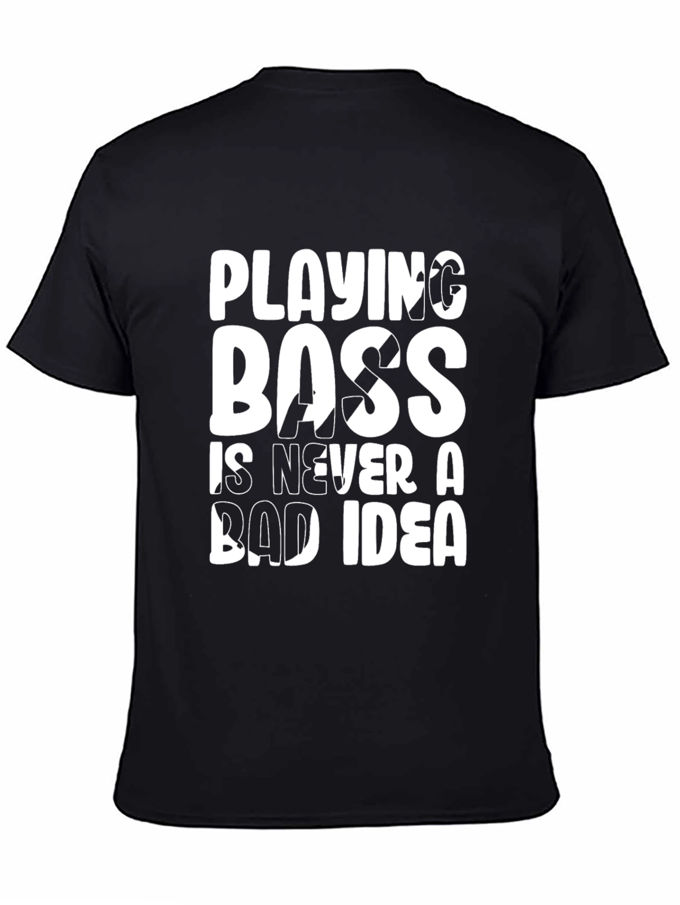Playing Boss Graphic Tee - Black Cotton T-Shirt