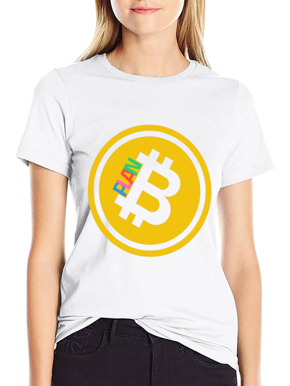 Bitcoin Cryptocurrency Flan T-Shirt