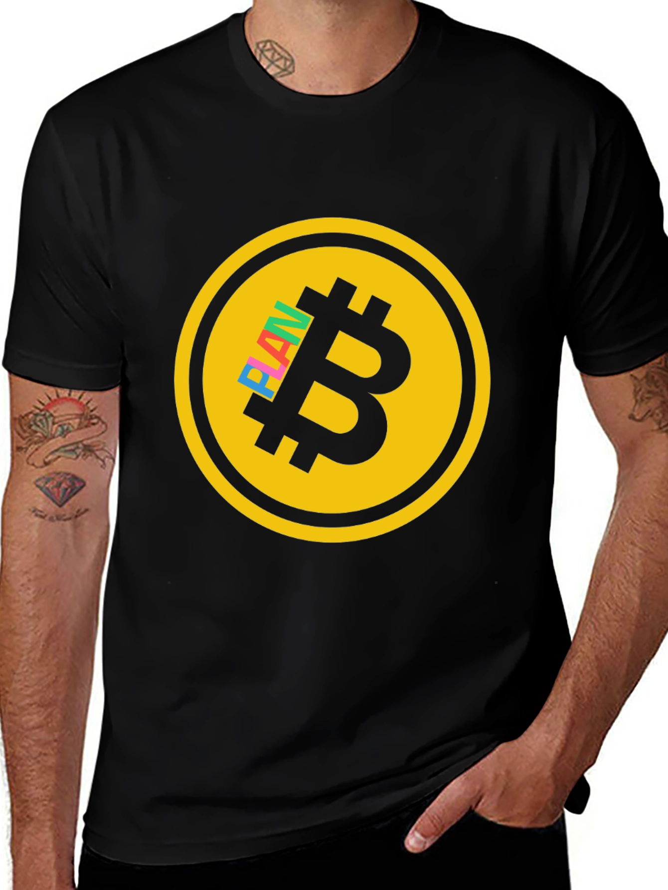 Bitcoin Cryptocurrency Flan T-Shirt