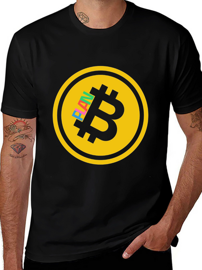 Bitcoin Cryptocurrency Flan T-Shirt