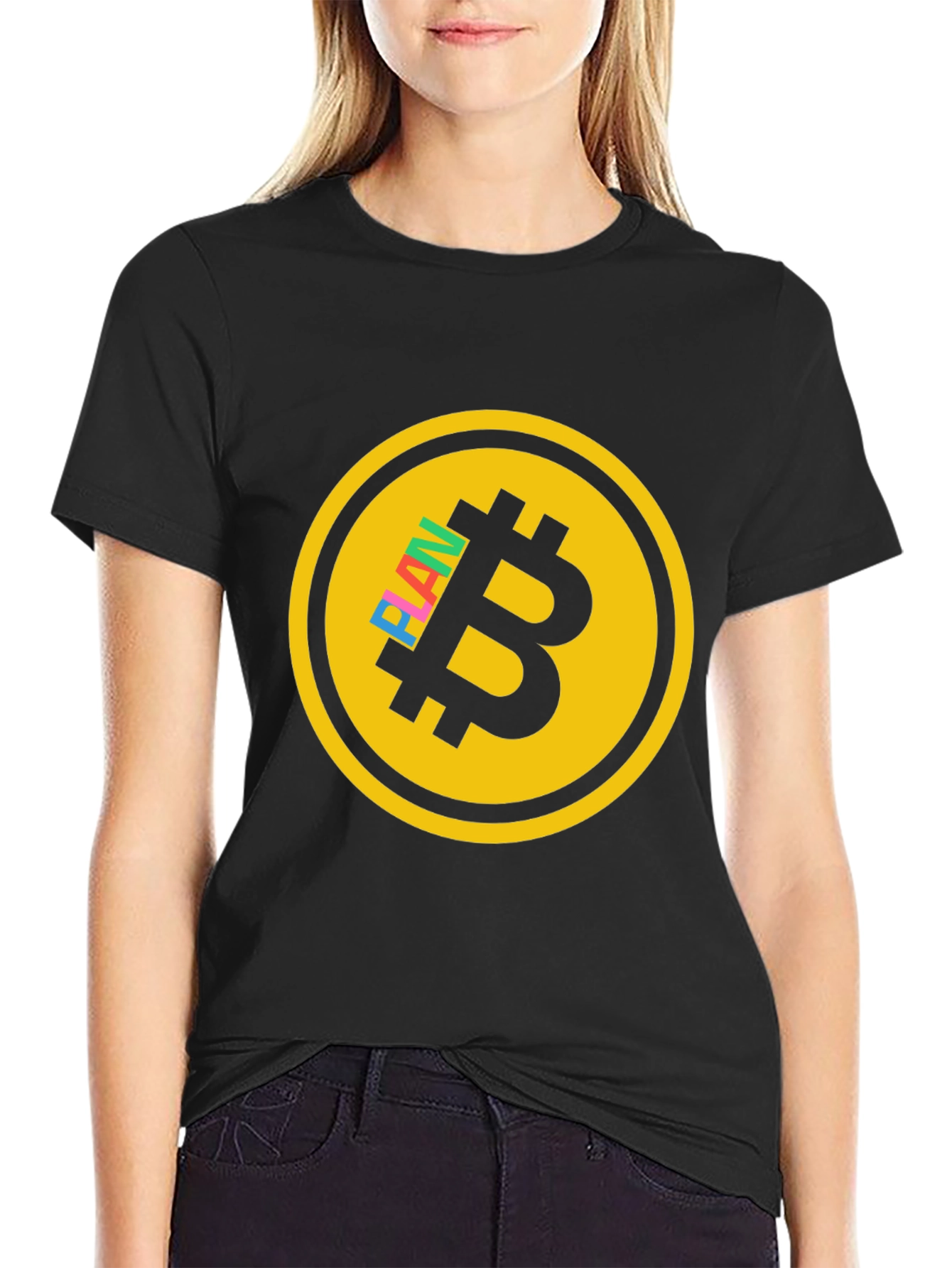 Bitcoin Cryptocurrency Flan T-Shirt