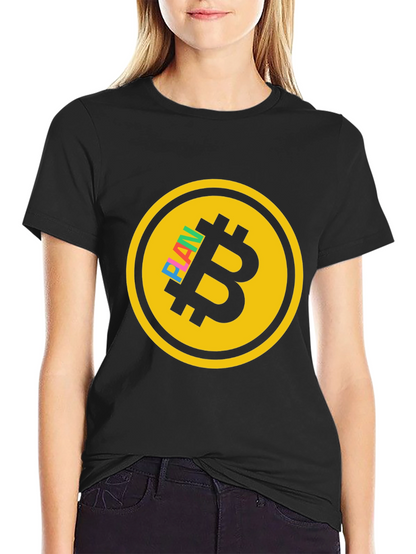 Bitcoin Cryptocurrency Flan T-Shirt