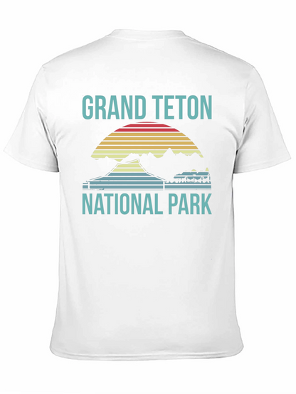 Grand Teton National Park T-Shirt Retro Style