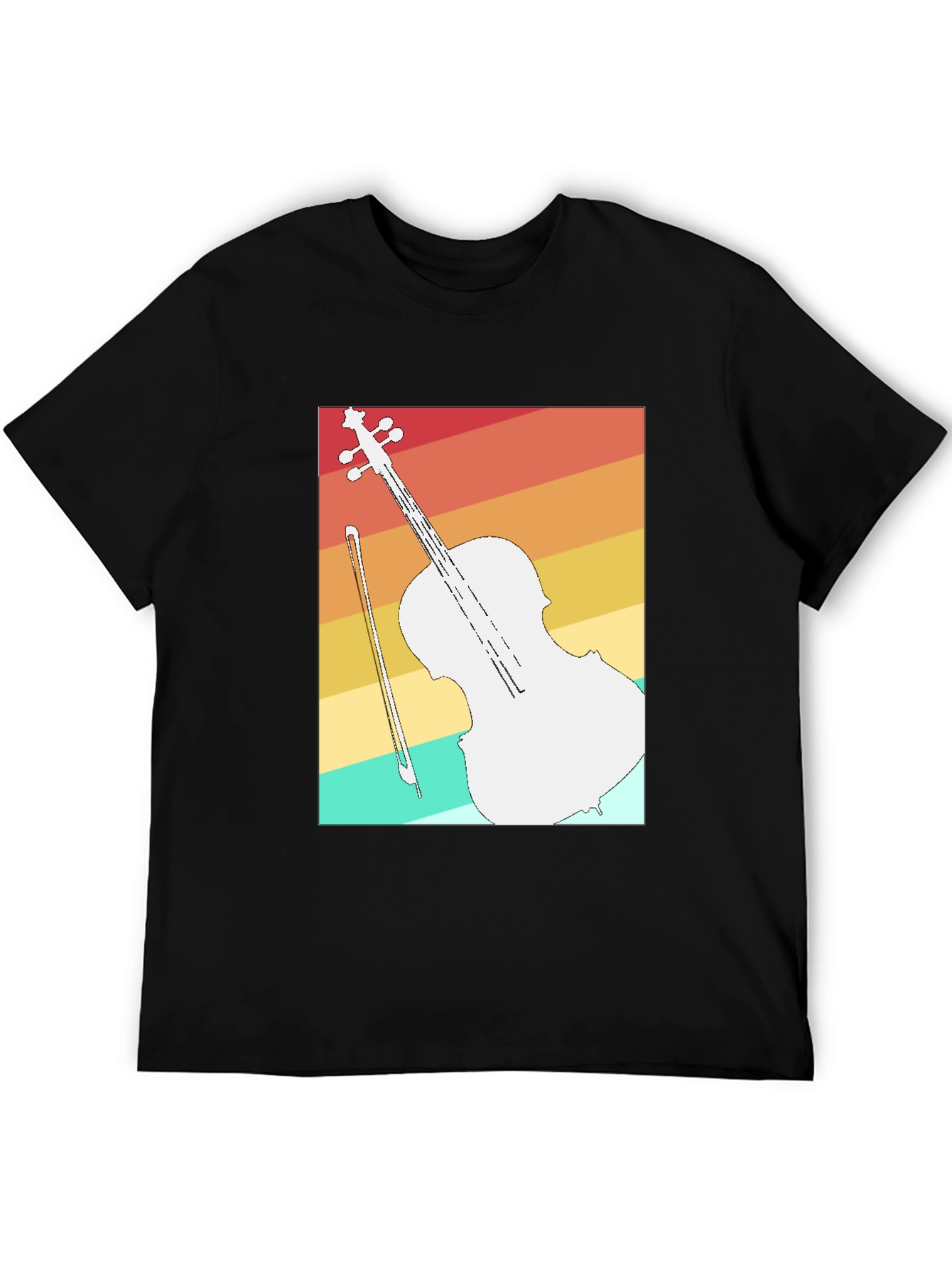 Retro Cello T-Shirt - Musicians Fashion