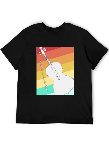 Retro Cello T-Shirt - Musicians Fashion