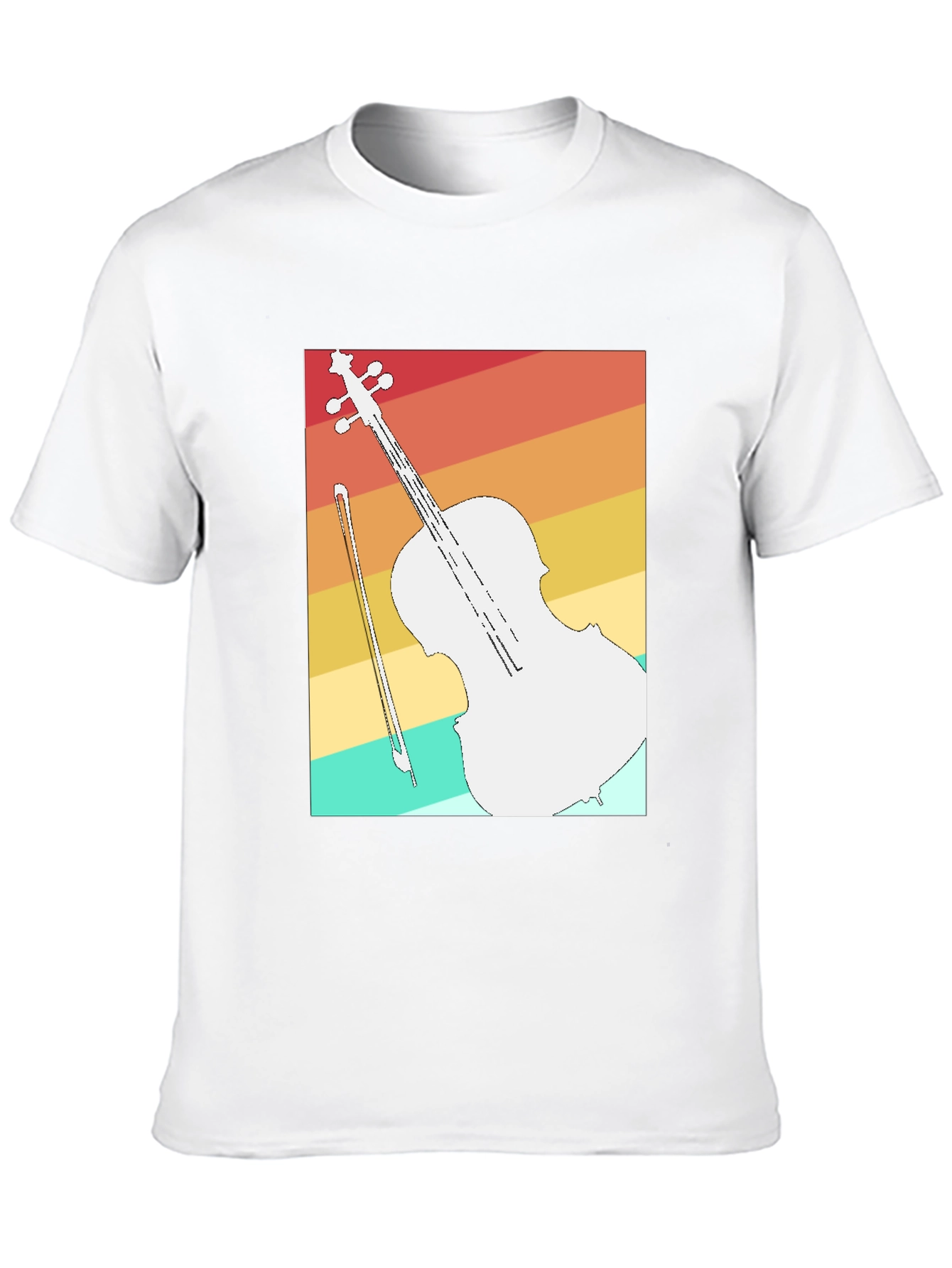 Retro Cello T-Shirt - Musicians Fashion