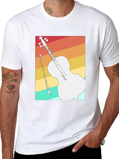 Retro Cello T-Shirt - Musicians Fashion