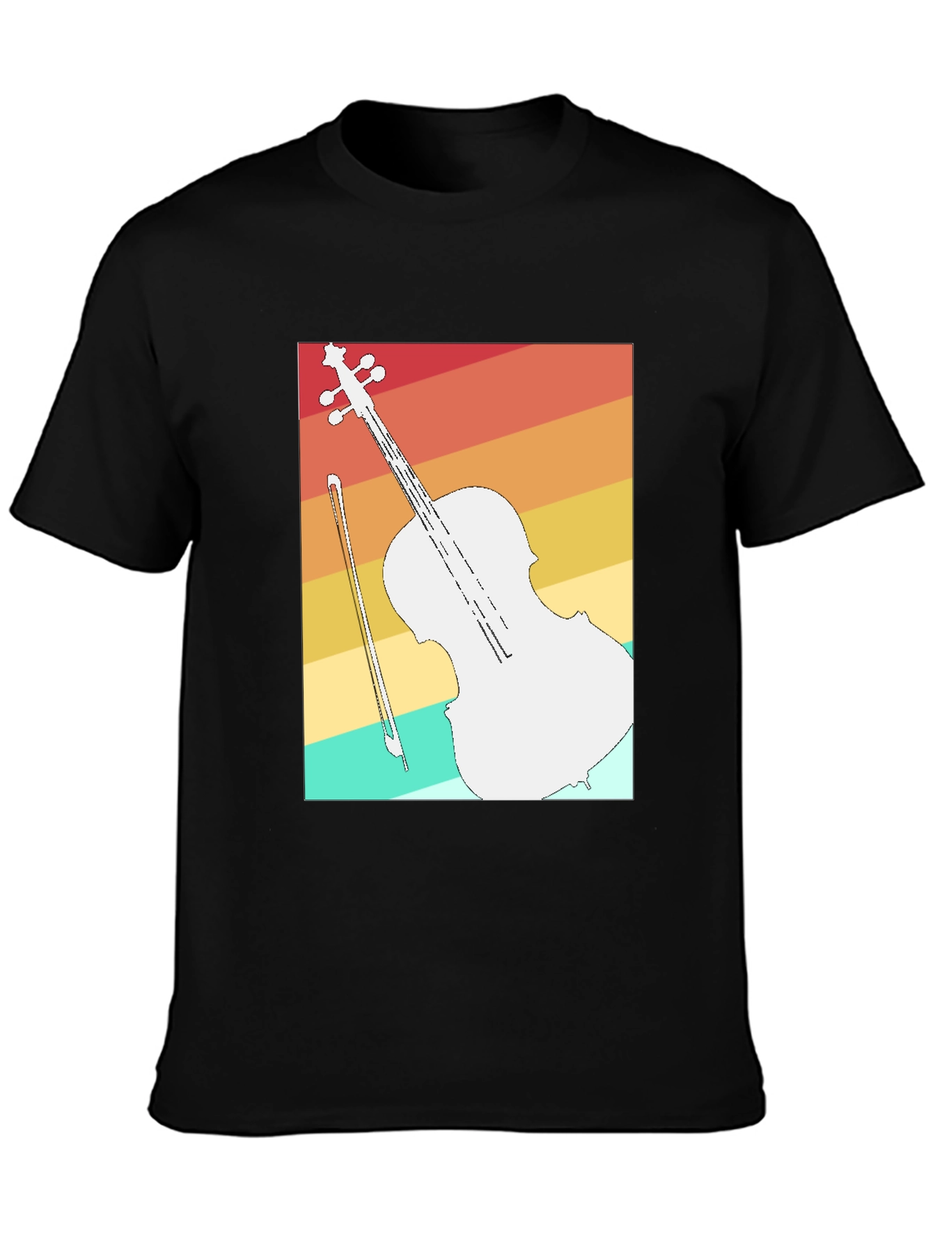Retro Cello T-Shirt - Musicians Fashion
