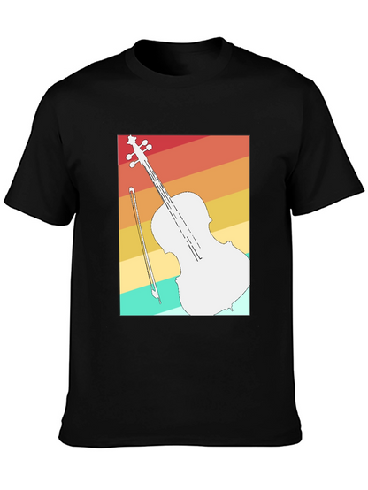 Retro Cello T-Shirt - Musicians Fashion