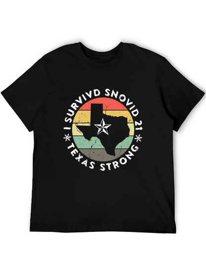 I Survived Snovid 21 Texas Strong T-Shirt