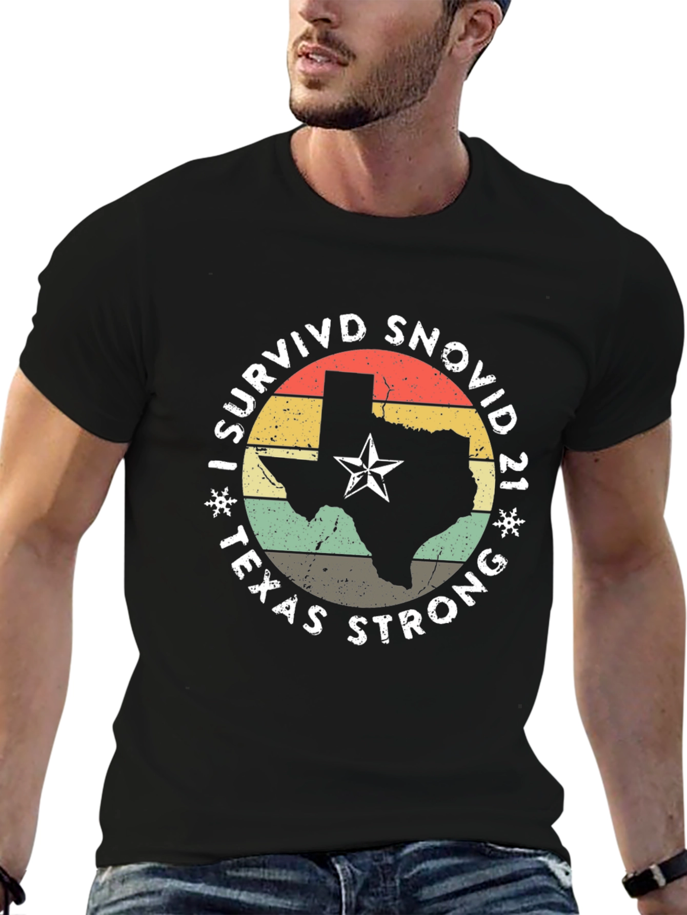 I Survived Snovid 21 Texas Strong T-Shirt