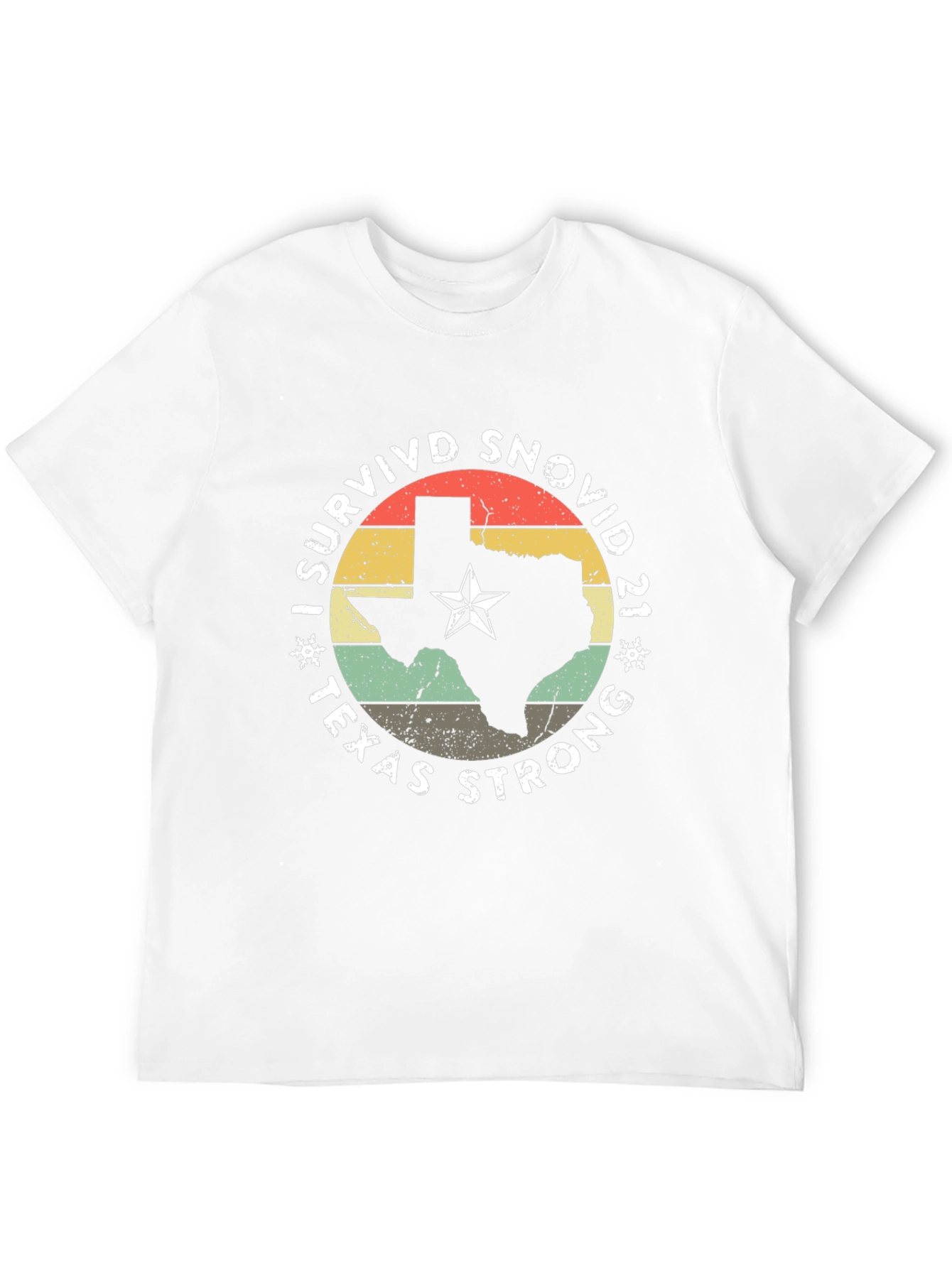 I Survived Snovid 21 Texas Strong T-Shirt
