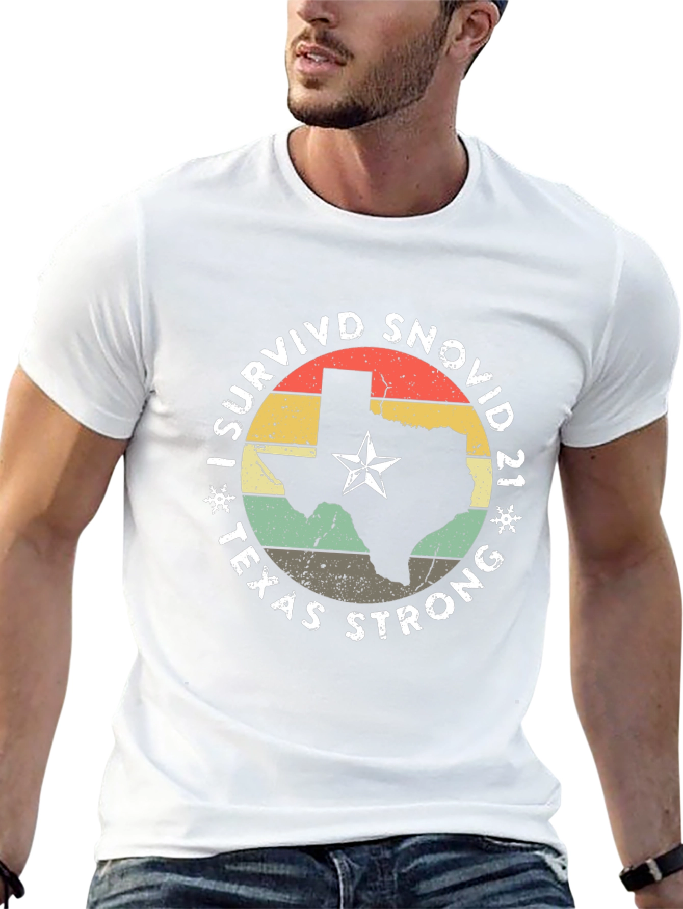 I Survived Snovid 21 Texas Strong T-Shirt