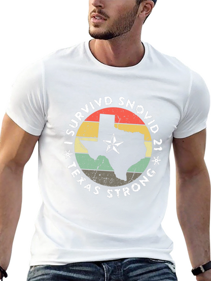 I Survived Snovid 21 Texas Strong T-Shirt