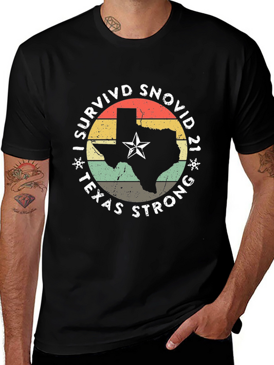 I Survived Snovid 21 Texas Strong T-Shirt
