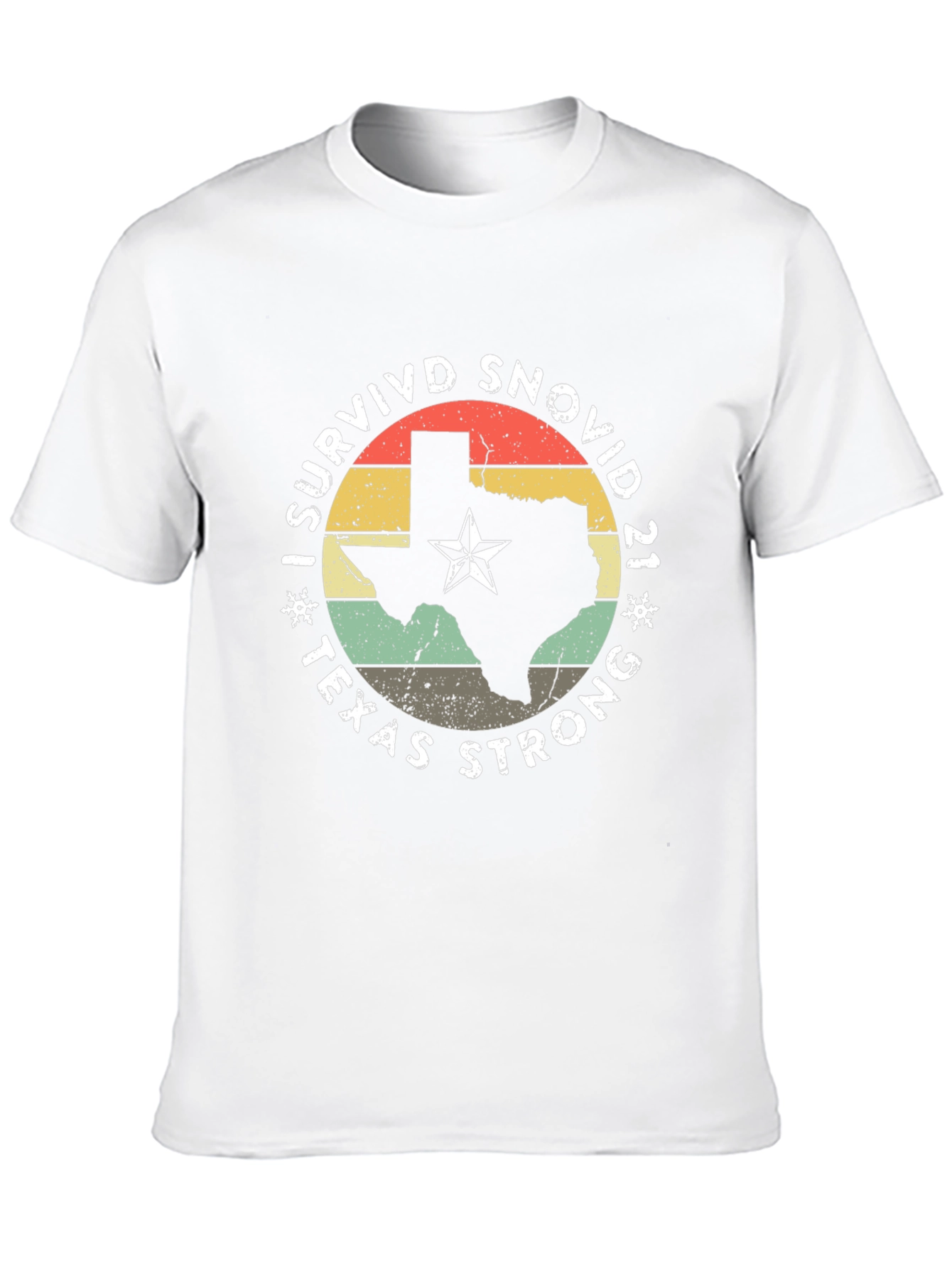 I Survived Snovid 21 Texas Strong T-Shirt