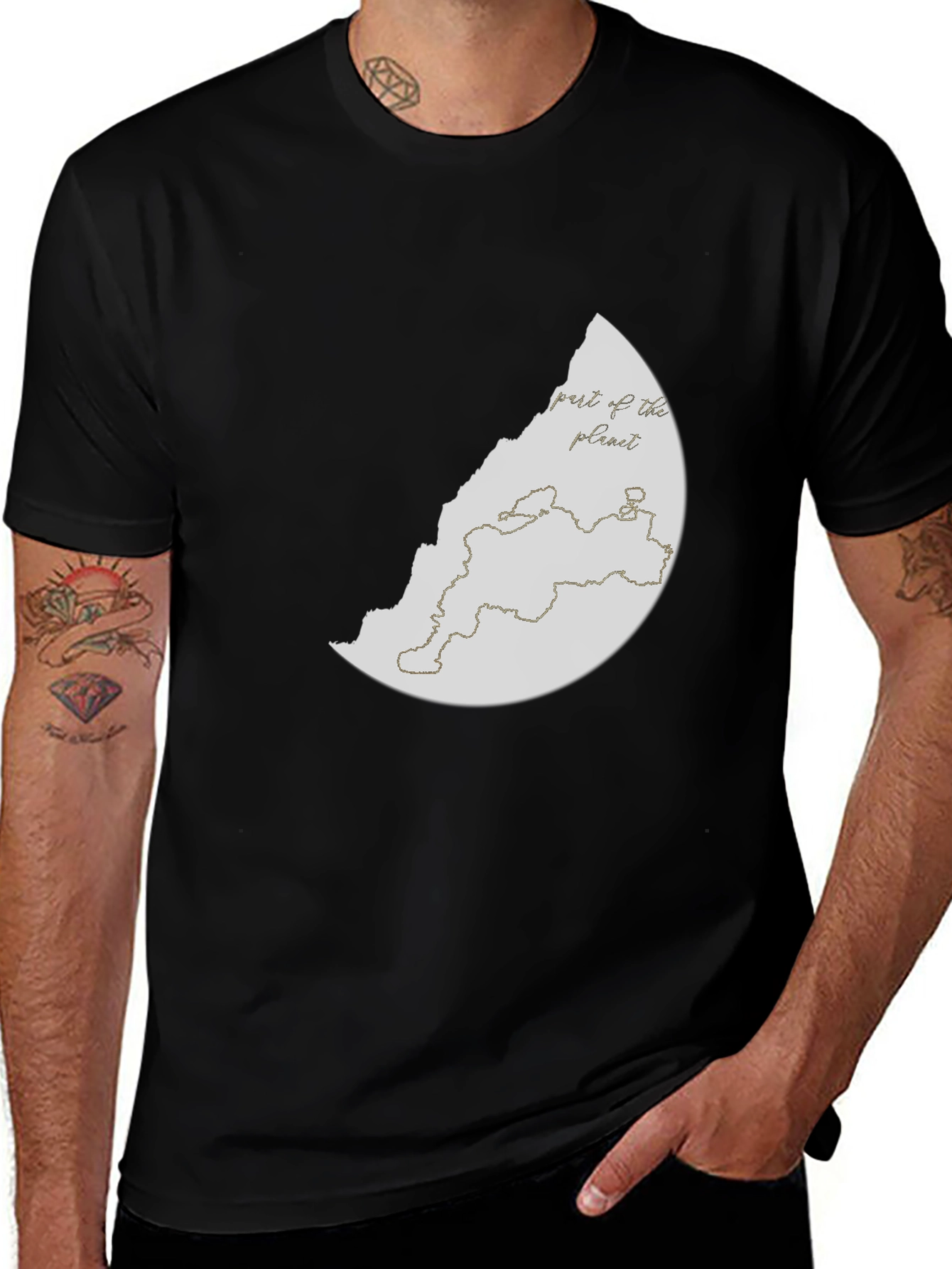 Planet Graphic Tee - Modern Casual Style
