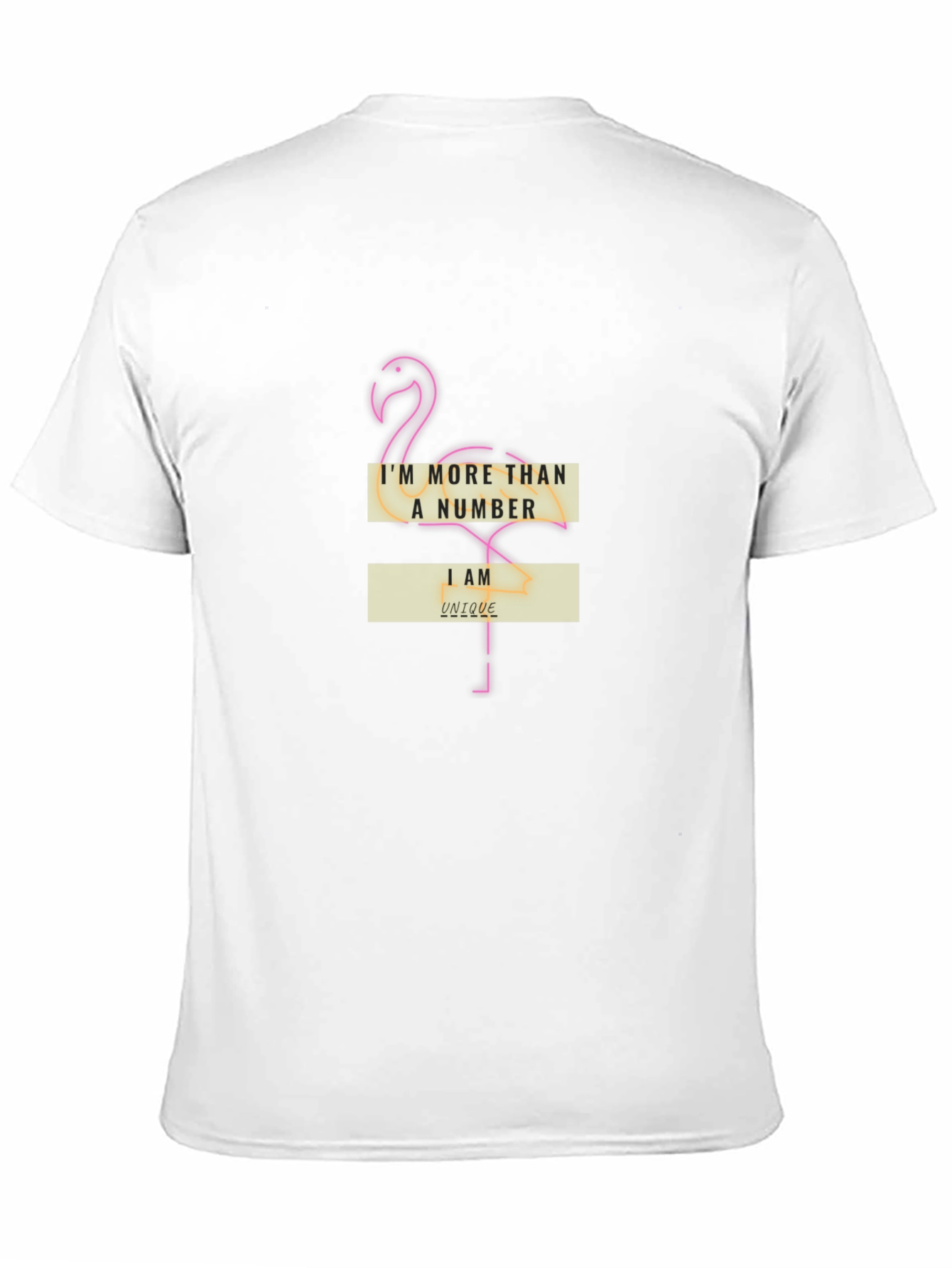Im More Than A Number Flamingo Tee