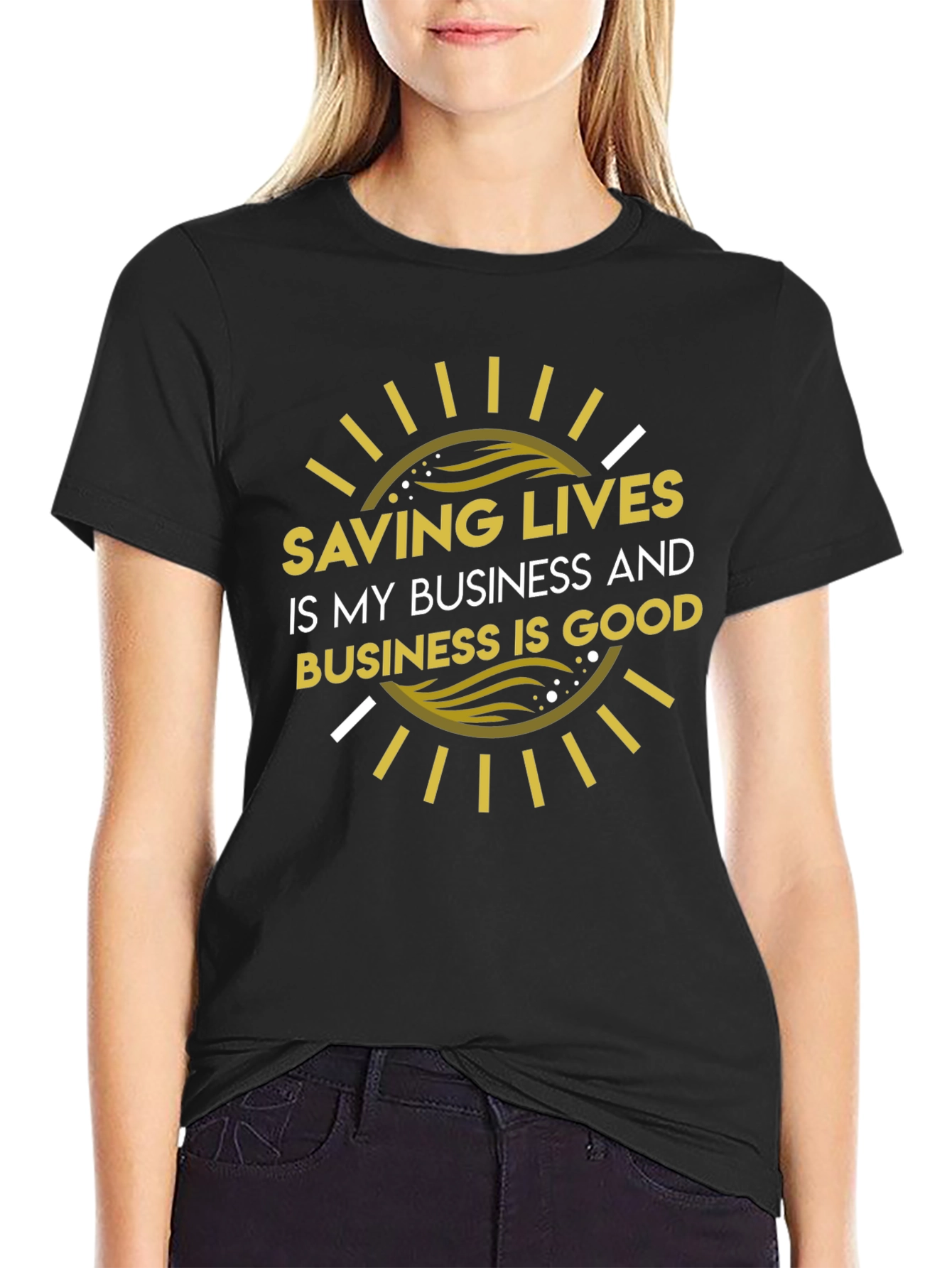 Saving Lives Good Business T-Shirt