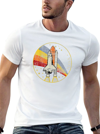 Retro NASA Shuttle Graphic T-Shirt