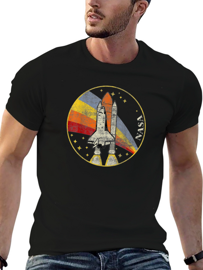 Retro NASA Shuttle Graphic T-Shirt