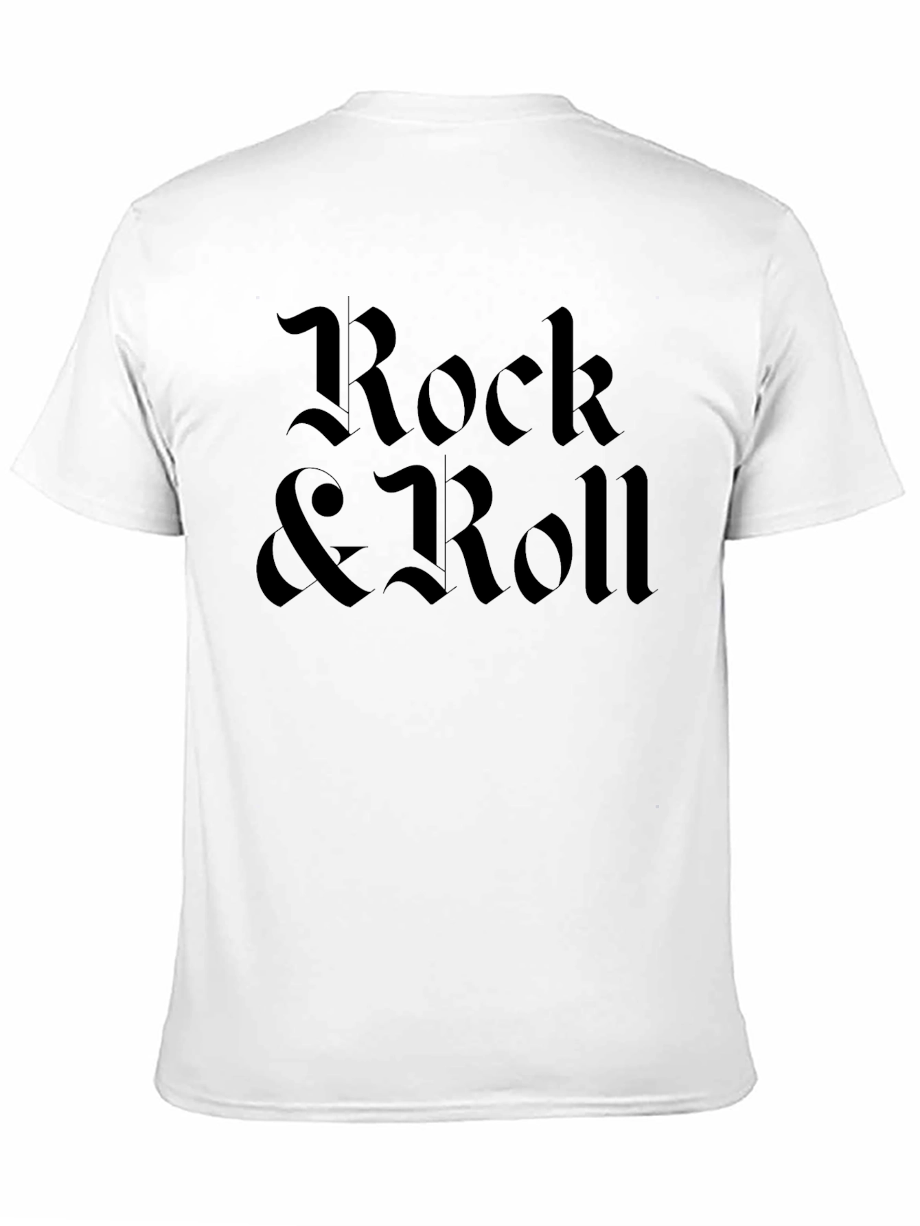 Rock & Roll Black Graphic T-Shirt
