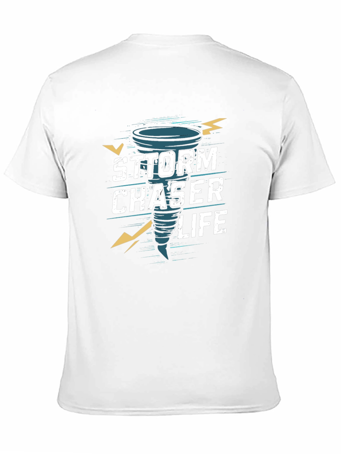 Storm Chaser Life Graphic T-Shirt - Black