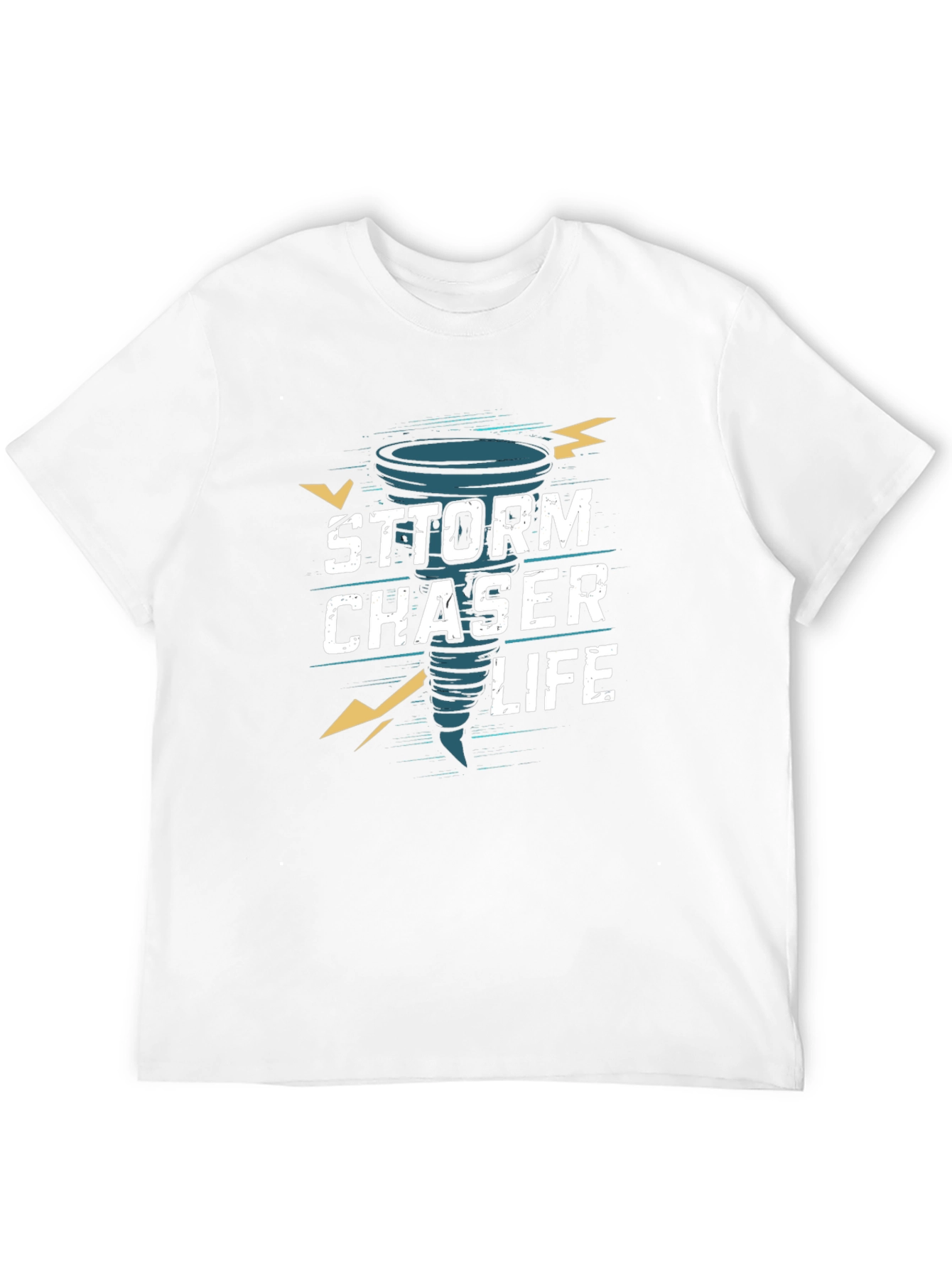Storm Chaser Life Graphic T-Shirt - Black
