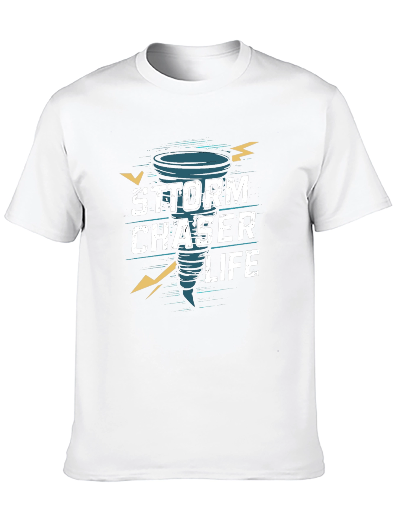 Storm Chaser Life Graphic T-Shirt - Black