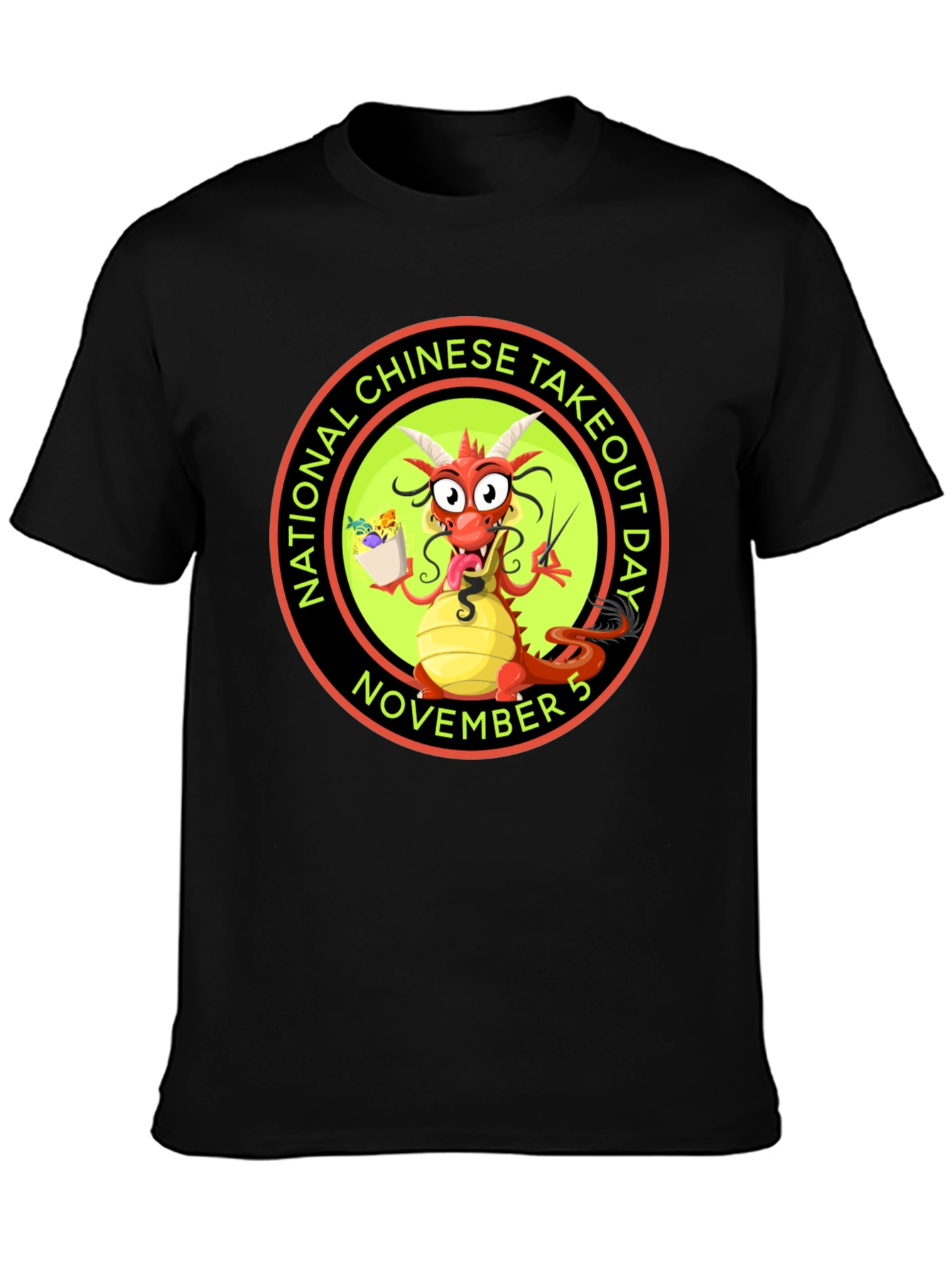 National Chinese Takeout Day Dragon T-Shirt