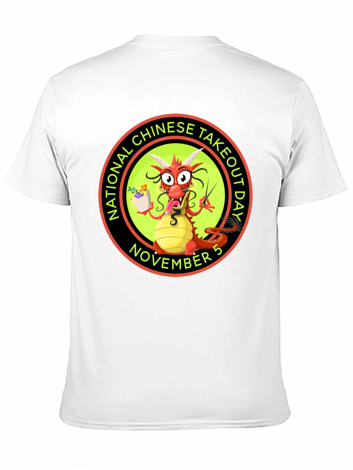 National Chinese Takeout Day Dragon T-Shirt