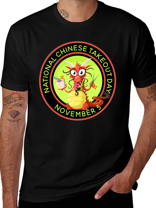 National Chinese Takeout Day Dragon T-Shirt