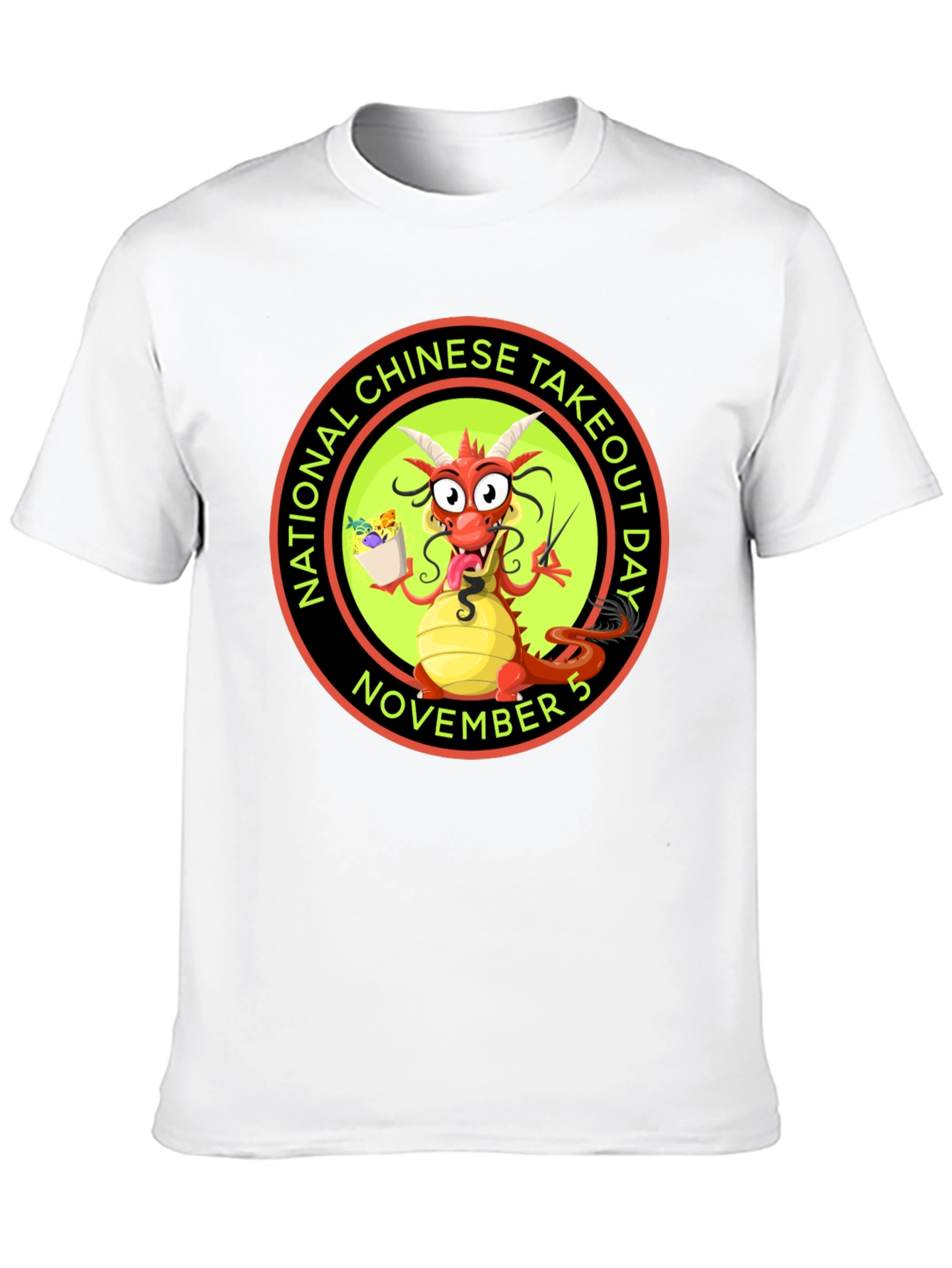 National Chinese Takeout Day Dragon T-Shirt