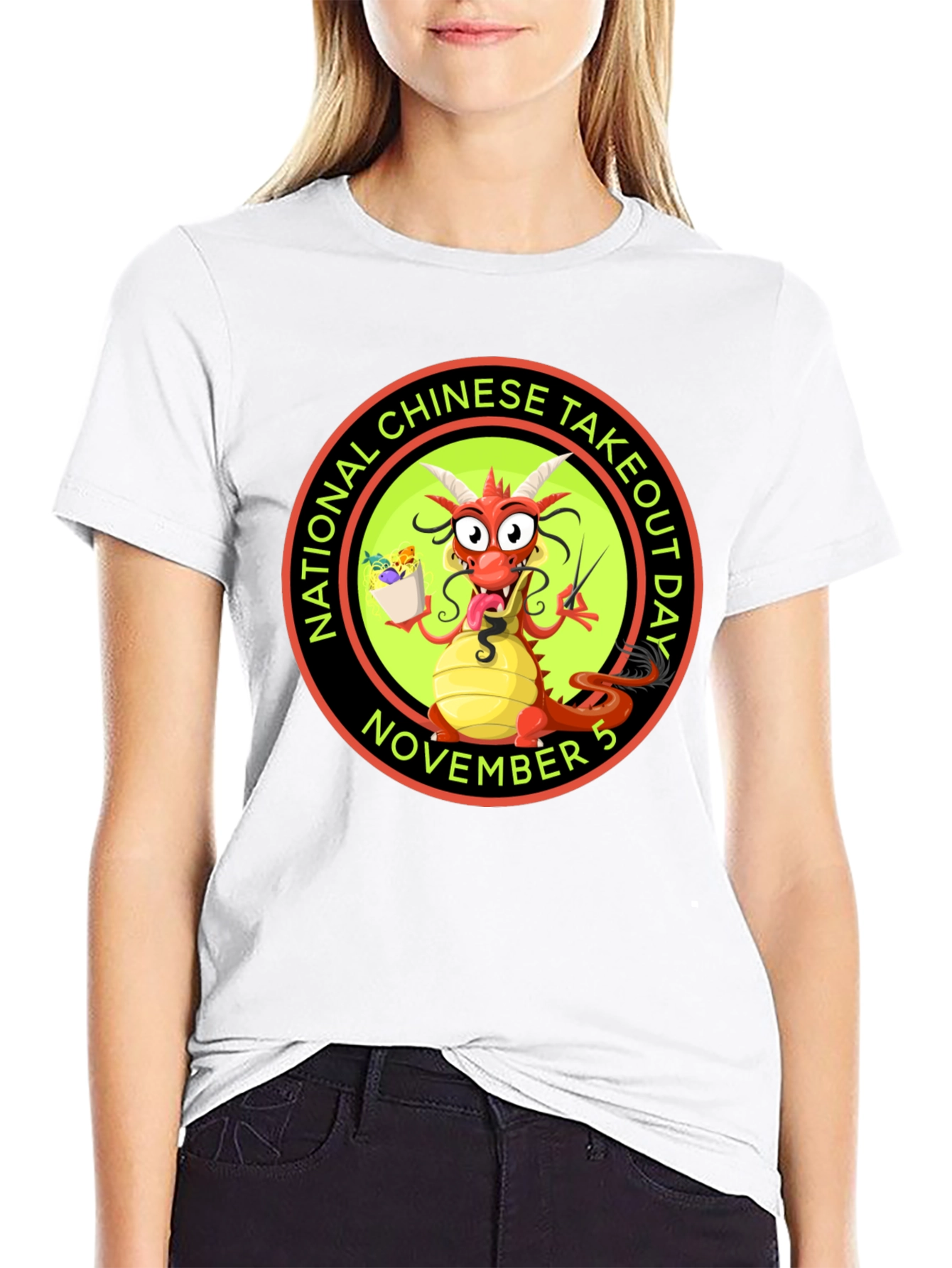 National Chinese Takeout Day Dragon T-Shirt