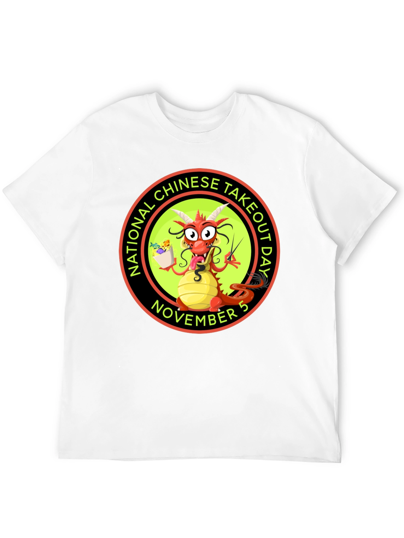 National Chinese Takeout Day Dragon T-Shirt