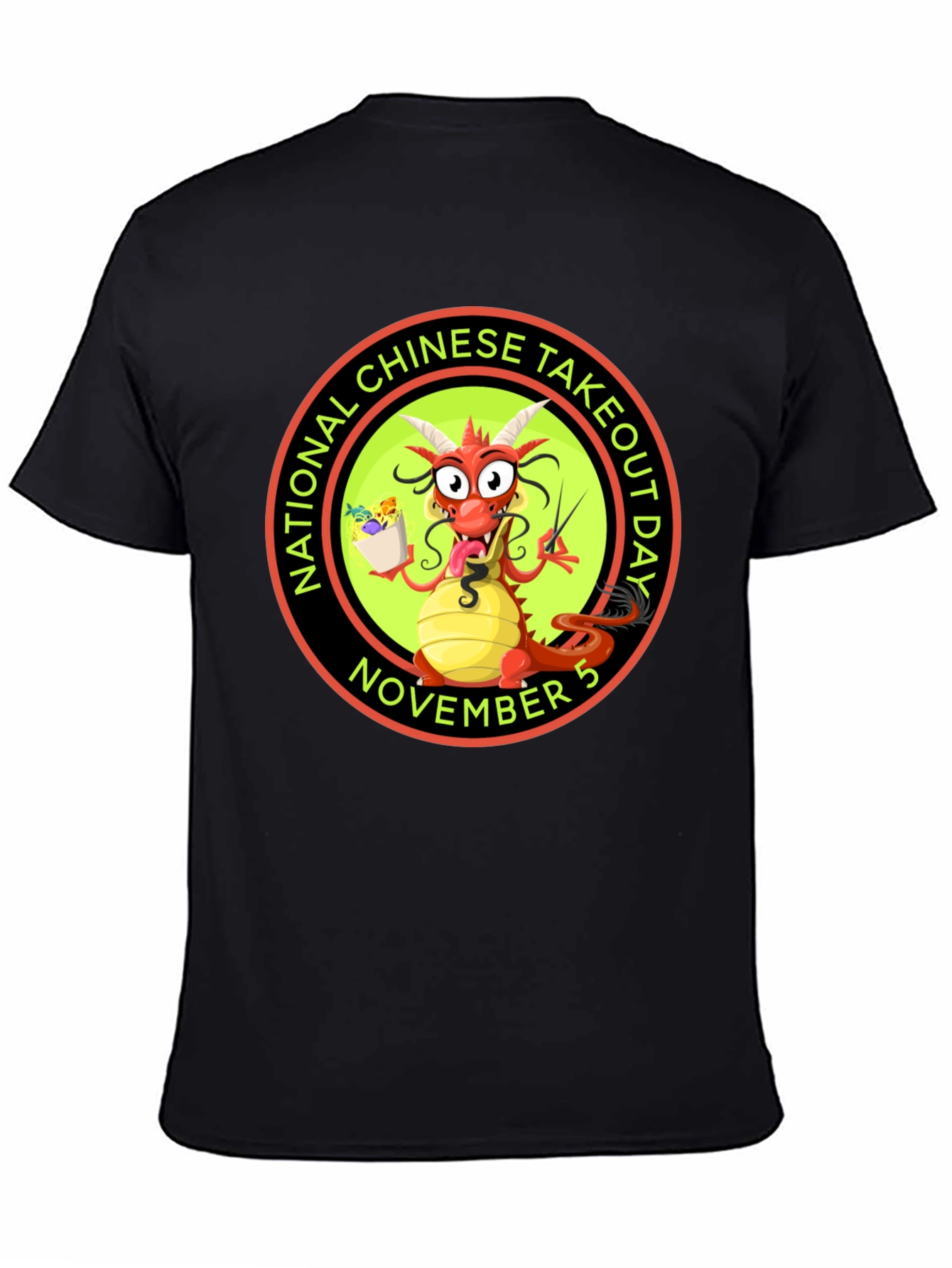 National Chinese Takeout Day Dragon T-Shirt