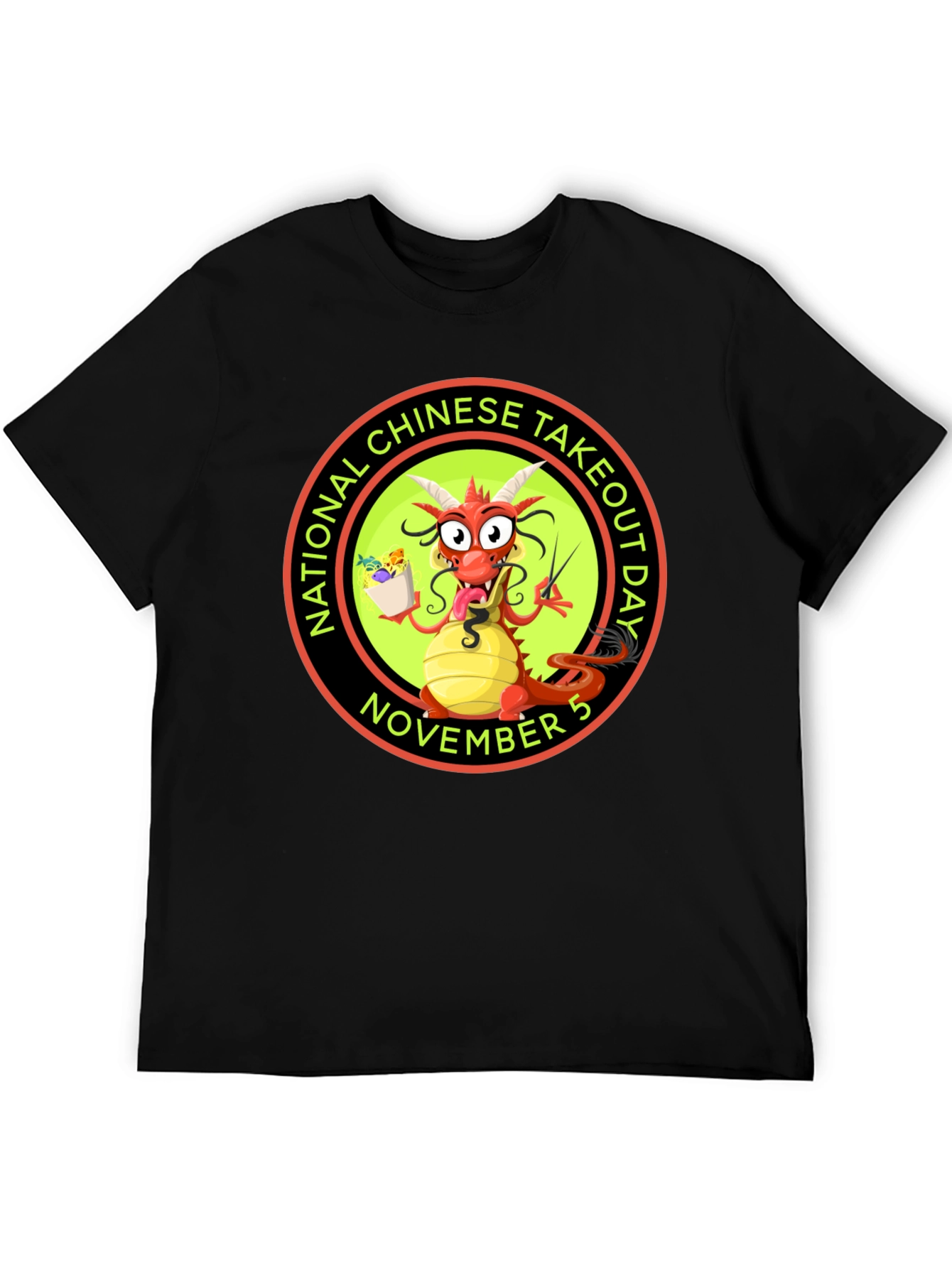 National Chinese Takeout Day Dragon T-Shirt